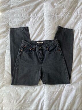 Levi's Low Pro Black Straight-Leg Women's Jeans